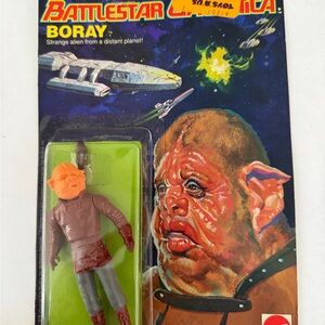 Mattel Boray Alien Action Figure - Orange & Brown